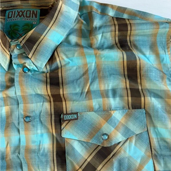 Dixxon Flannel Co. St. John Bamboo Series 5XL Ocean BNIB